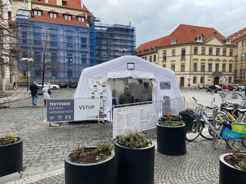 Covid testing in Prague