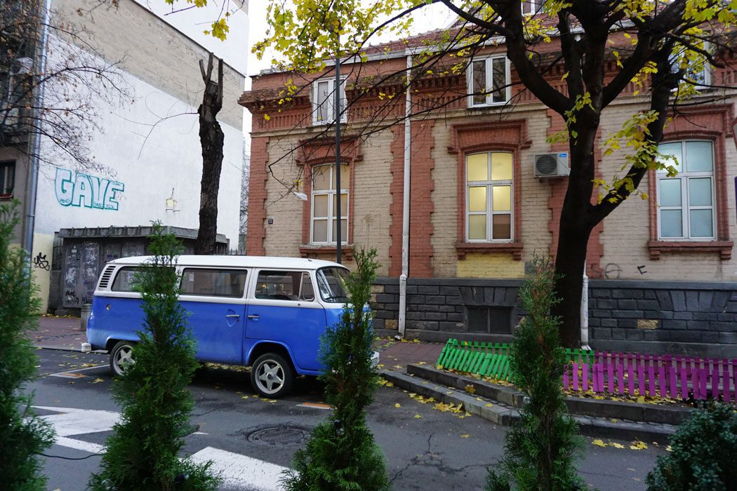 Cool bus in Dorcol, Belgrade