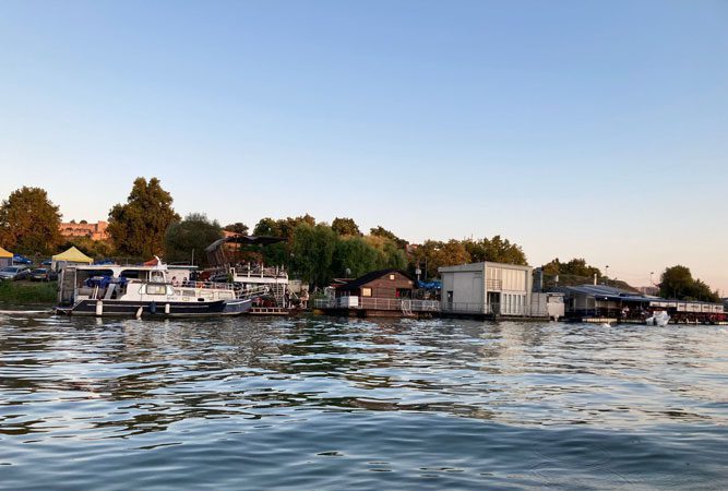 Splavs around Belgrade