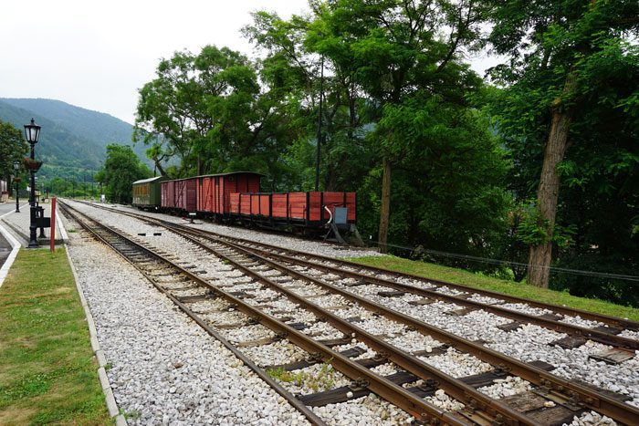 Train tracks in Mokra Gora