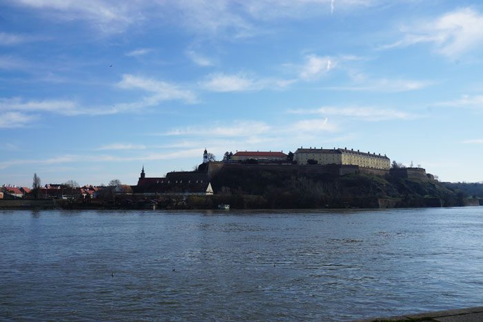 Petrovaradin Fortress across the Danube
